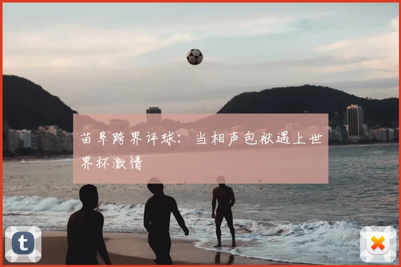 苗阜跨界评球：当相声包袱遇上世界杯激情