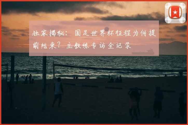 独家揭秘:国足世界杯征程为何提前结束?主教练专访全记录